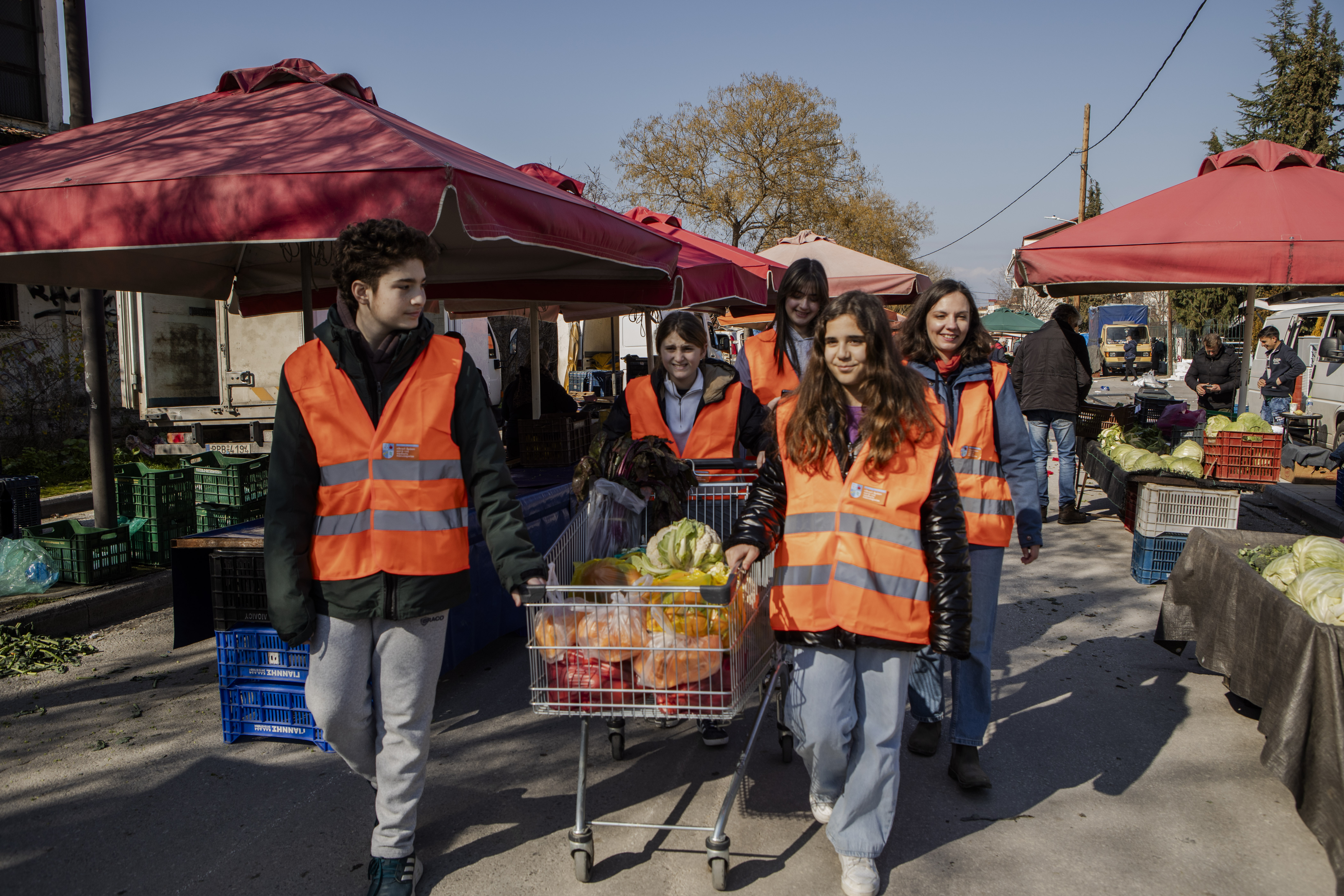 Παιδιά στη λαϊκή αγορά